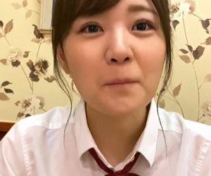 おじさん大好きな女子高生がホテルでスケスケコスプレしてハメ撮り。大人しそうな顔してエッチです