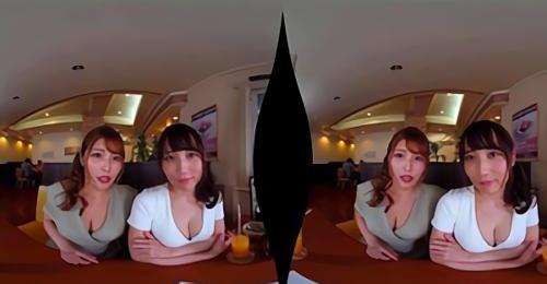 『キス』巨乳人妻ペアの逆3Pハーレム！