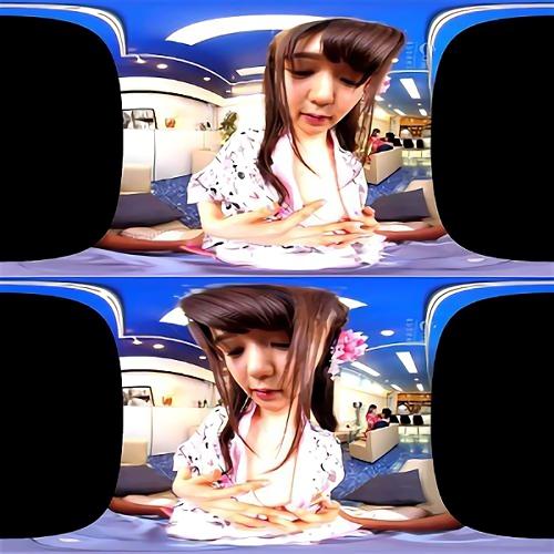 『VR』花魁居酒屋で、巨乳＆白乳の葉月恵梨子と巨乳の星蘭が花魁コスプレで特別接待、ラストは濡れ濡れの秘部に大ザーメンをぶち込まれ、今夜も心ゆくまで情欲的づくし！