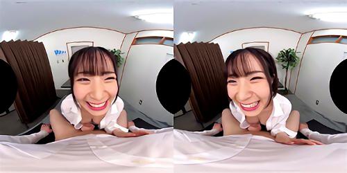 ショートヘアのえなちは破壊力抜群、後輩の人妻社員・恵那とひっそりと付き合っている、恵那はボクにエロテクを仕込まれたフェラチオ大好き女、家ではもちろん！