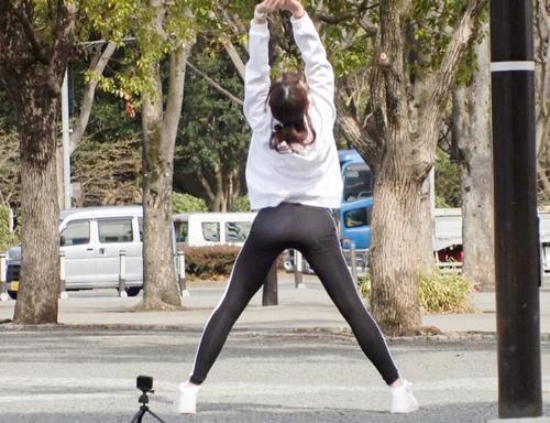 【ナンパ】パークでS級美人がランニング！お姉さんをナンパ汗だくビッチ