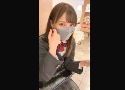 【着衣SEX】女子〇生の自撮り棒のパコパコ動画が流出してしまいパパにバレたら叱られます