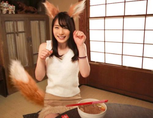 【妄想・コス】きゃわいいキツネのコスで僕のペニスを舐めて暮れるど●キツネさんとパコパコだー！