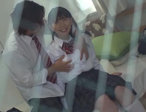 【JK・盗撮】カレの部屋でイチャラブSEXを盗撮したストーカー男のヤバいヤツ。