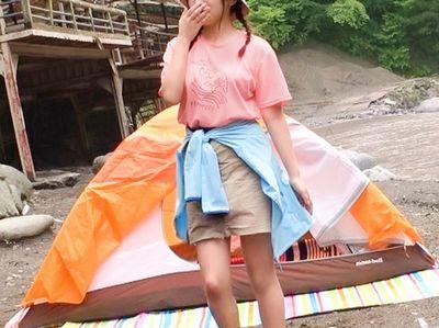 【ソロキャンプ】女性の一人キャンプは危険なのでハメ撮り参加させて守ってあげます！