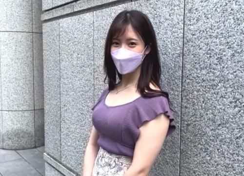 【巨乳・マスク美人妻】不倫デートでお話しているだけで勃起してしまう僕のペニちゃん！マスク美人じゃないマジ美人にどぴゅっつ♡
