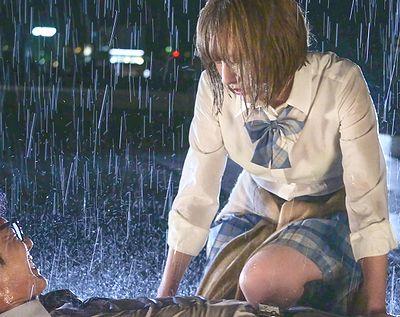 【流川夕】制服が良く似合う（夕）がずぶ濡れでパイオツ見えてるエロ美少女へ激しくぶち込みパコパコ。