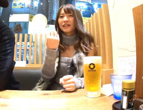 【居酒屋・ハメ撮り】カワイイお姉ちゃんはファイブスタービールで酔わせて貞操が緩んだら美味しく頂きました。