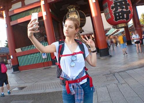 【金髪・お姉さん】浅の草で見つけたたブロンド髪美人！旅中のバックパッカーを連れ込みハメ撮りヤッちゃって。Ⅱ
