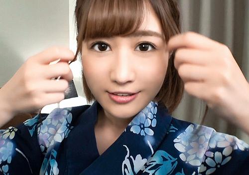 【浴衣・美人】エロい浴衣の胸元からチラ見えする巨乳お姉さんがエロすぎて即ハメしたいビッチ。