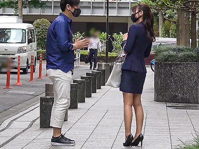 【素人ナンパ】ネット番組の企画のテイでナンパした不動産関係の営業をする上司とは不倫関係の美女をホテルに連れ込みバッコバコｗｗｗ