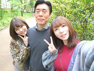 【パパ活ｘハーレム】「我慢しないでね♥」狭い車内でオジサン弄ぶ変態痴女共！3回ヌカせるパパ活女子が中年をイキ地獄に誘うｗ
