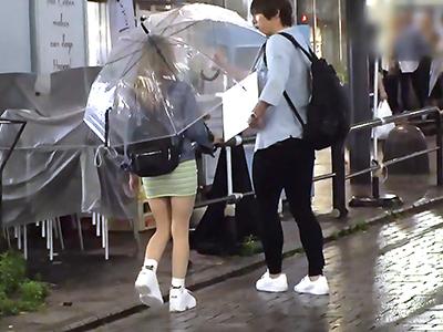 【女子大生ｘナンパ】「美容院帰りなの///」雨の夜にナンパされた21歳ガールズバーギャルさん密室ホテルでグラインドｗｗｗ