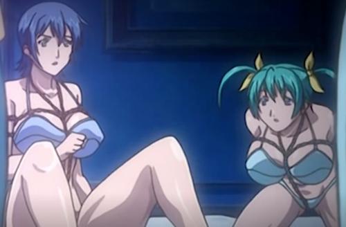 縄で縛られた女の子たちがさらなる快楽を求めてチンポで膣をかき乱される！！