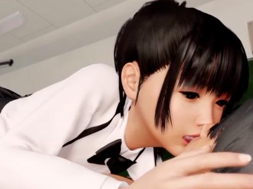 【３Dエロアニメ】放課後の教室で可愛いあの子とせっせと子作りSEX！！