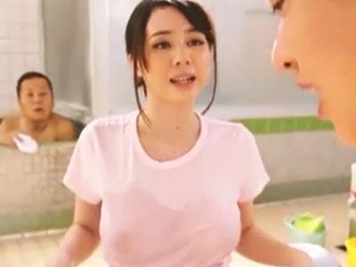 【吉川あいみ】爆乳美少女が三助としてシモの世話までしてくれる夢のような銭湯