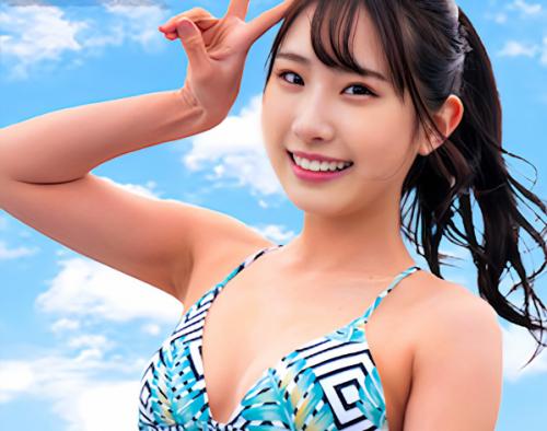 【素人ナンパ】「ポニテの揺れだけでオナニーできます！」海岸線で一際輝くロリ系のスレンダーJDをゲット！