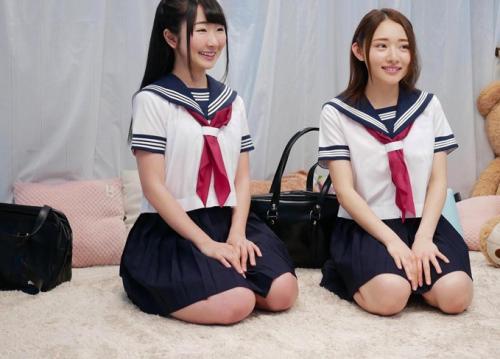 【マジックミラー号】思い出の友情4P！田舎で見つけた素人制服ロリJKはエッチなことに興味あり！