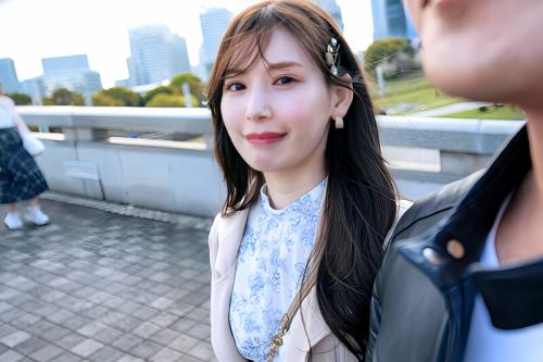 【明里つむぎ】「チェックアウトまでHしよ？」台本なしのプライベートで初お泊りデートエッチ！