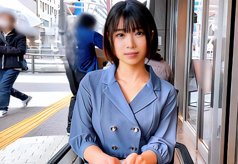 【素人ナンパ】 歴代の男経験はほぼマッチアプリだという清楚系の黒髪美女とマッチング！