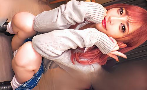 【素人】赤髪でスレンダーちっぱいのかわいい美少女ギャル！【ギャルすたグラム】