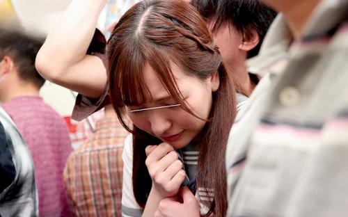【痴漢レイプ】「…誰か助けて…！」電車で見つけた制服ロリJKをバックから鬼畜強姦凌辱！