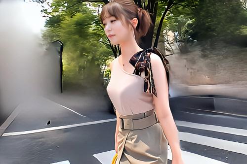 【素人】童顔だけどアソコの毛は濃い目の女子アナ系の清楚女子！