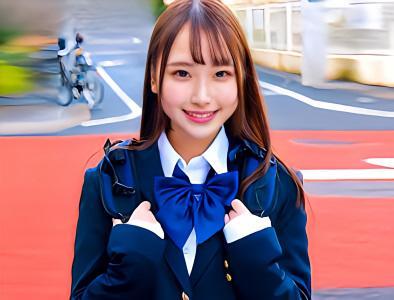 【素人ナンパ】「もっと股開いてもらえますか？」激シコ制服美少女にセクハラ健康診断！