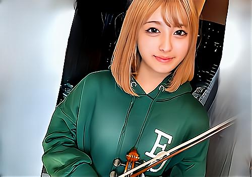 【素人】金髪のギャル風の音大生は初対面でもゴム不要のエロい身体と超絶テク持ち主だった！