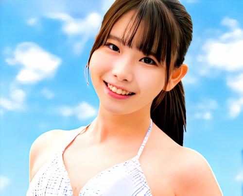 【シロウトナンパ】笑顔が可愛いロリ系のインテリ法学部の色白ビキニ娘JD！