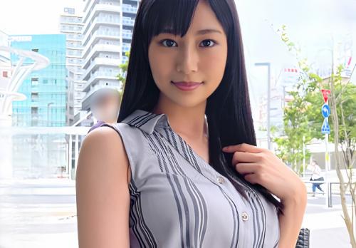 【素人ナンパ】マッチアプリで出会った黒髪のノースリーブがエロいツルツルのお姉さん！