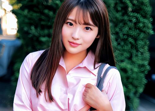 【素人ナンパ】男性経験がほぼない美術部のJKがチンポを写生スケッチ！