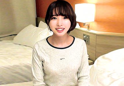 【素人ナンパ】「素人女性をずーっとイカせ続けるとどーなる！？」女子大生のショートボブ色白美人！