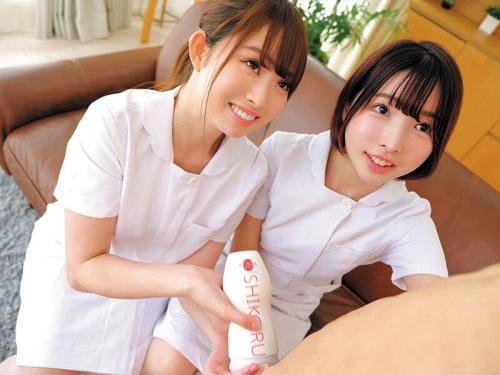 【素人ナンパ】「オナニーじゃないと射精できないの？」しごきすぎて遅漏のチンポを治療してくれる白衣の天使！