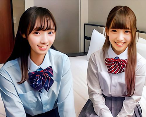 【素人ナンパ】制服ロリに鬼中出し！「部活帰りの時間帯はまじで要注意です。」大発情女子校生に生ペニス！＜赤面女子＞