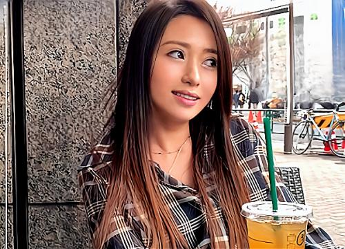 【素人ナンパ】おじいちゃんがカナダ人だという巨乳のハーフ美女をゲット！