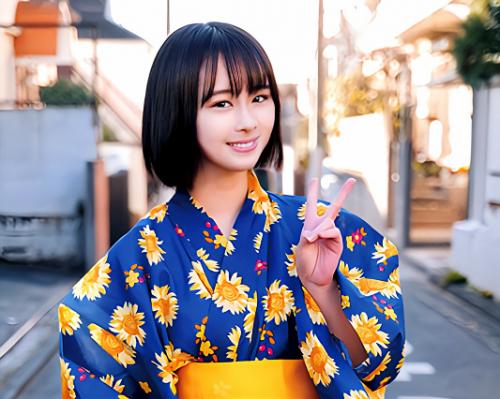 【素人ナンパ】花火大会に来ていた浴衣美人とジャンケンポイ！そのままの流れで連続中出しセックス！＜赤面女子＞