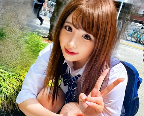 【素人】精子の味が好きだという見た目ギャルの科学部所属！スレンダー美少女の制服ロリJK！