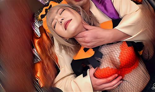 【素人ナンパ】ロリ顔でドM！ハロウィンでナンパした貧乳スレンダーな美少女ギャル！