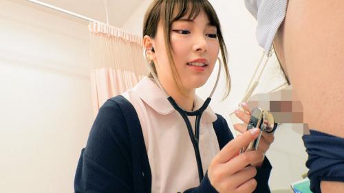 マジ天使！ロリ童顔のナースさんのオチンポチェック！勃起が止まりません！【赤面女子】