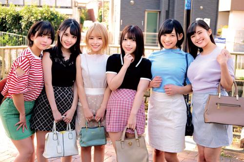 【素人ナンパ企画】「イケメンAV男優の凄テク我慢出来たら100万円」素人JDがデカチン男たちとのセックス大乱交勃発！