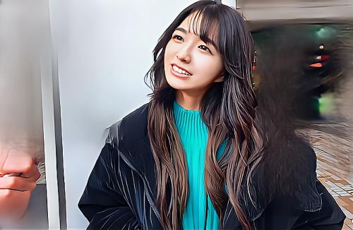【素人】下のお毛毛はフサフサなロリ顔のスレンダー美少女JD！
