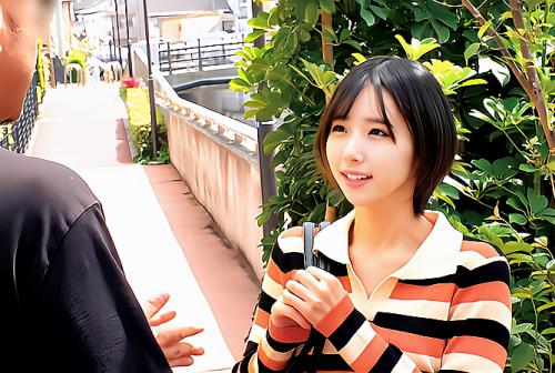 【素人ナンパ】「こんなカワイイ娘が淫乱ビッチだなんて…」3Pで犯されたいという変態ビッチ美少女！