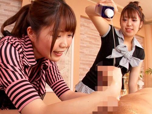 2倍気持ち良い3P性感贅沢すぎる3P濃厚フェラ手コキプレイ！終わりなき快感地獄で悶絶絶頂エロ昇天！