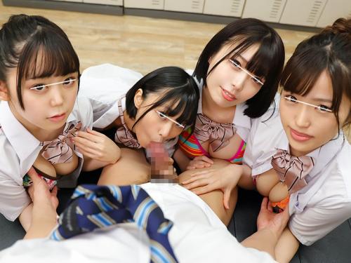 エロ過ぎるボディに見とれてたら誘惑挑発で発情する女子校生！制服美少女JKが水着で遊んで食い込み見てたらフル勃起！