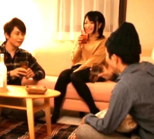友人彼女×寝取り｜宅飲みで寝込んだ彼女さんをハメ犯す。声の出せない状況