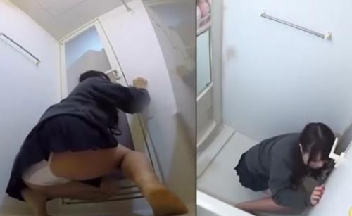 「おしっこ出ちゃうよぅ！」女子校生を監禁したら、モジモジしながらままおしっこ垂れ流し