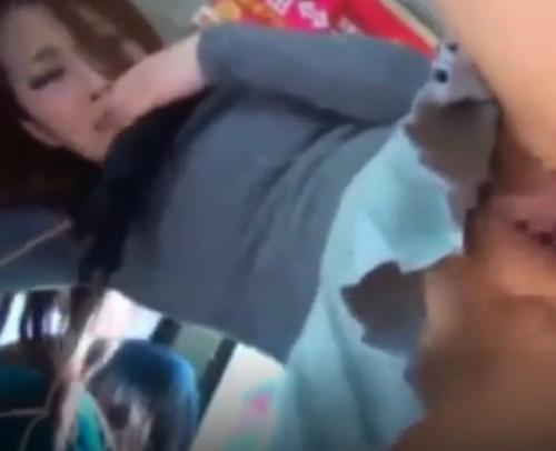 パンチラ無自覚誘惑のギャルOLが、満員バスで強姦される