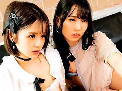 【ハーレム×逆3P】「私の方が好きだよね？」メンヘラ二人に迫られる男！チンコ奪い合いされ精子ザーメン搾取されるｗ