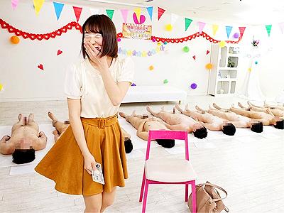 【素人×モニタリング】騎乗位で連続10人ヌキに挑戦の美少女JD！次から次へと挿し込まれるチンコに企画忘れガチ悶絶！